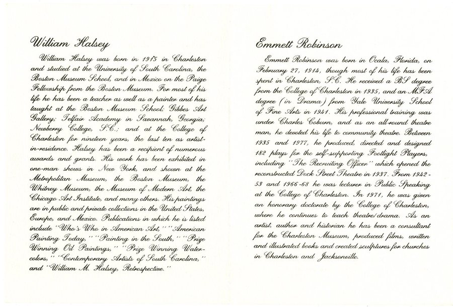 Careers of William Halsey and Emmett Robinson
