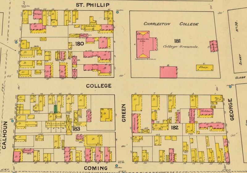 Sanborn Fire Insurance Map of Charleston, SC, 1888