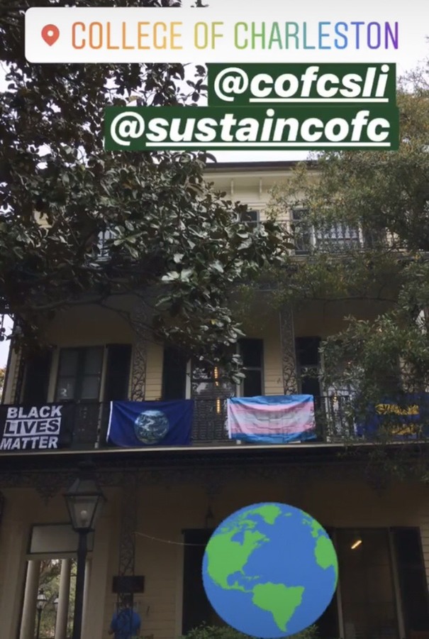 Social Justice Flags at 14 Green Way