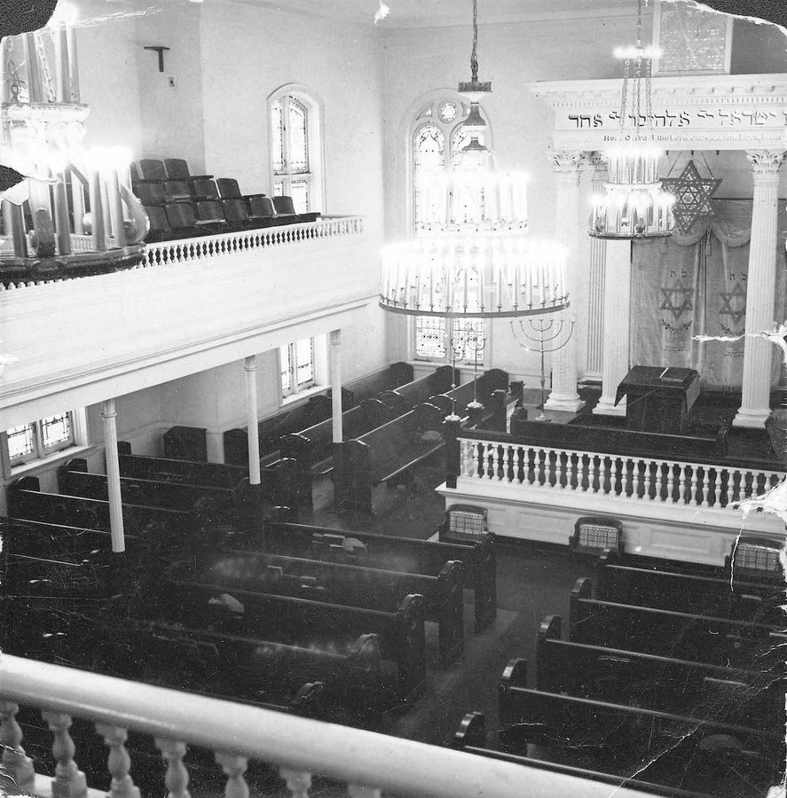 Interior of Brith Sholom Synagogue