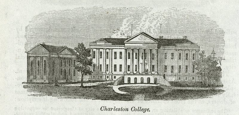 Engraving of the College