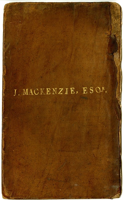 Volume of John Mackenzie