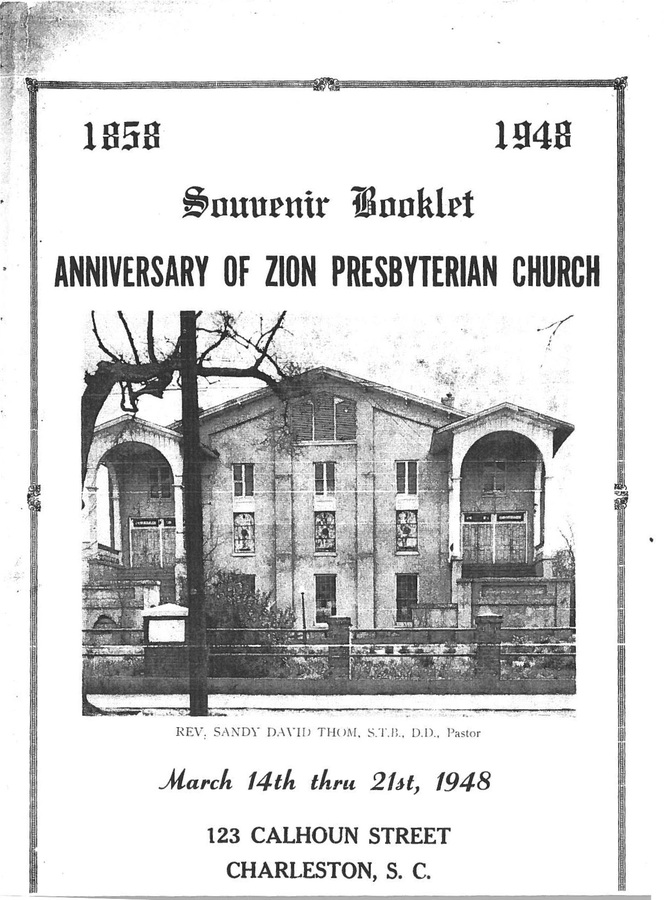 Anniversary of Zion Presbyterian