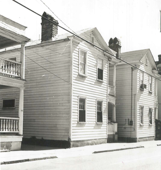 42 St. Philip Street (left) and 40 St. Philip Street (right), circa 1972