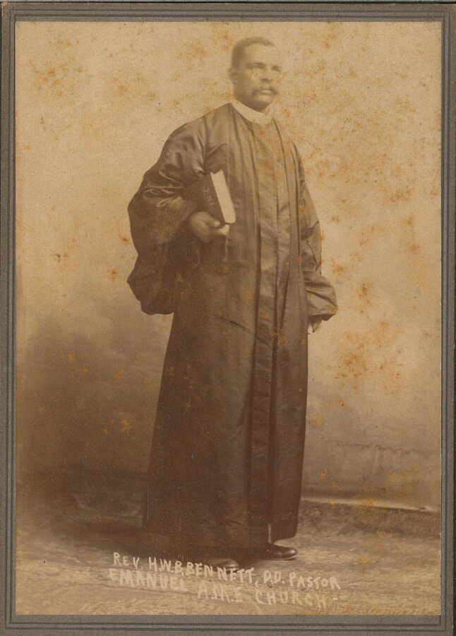 Reverend H.W.B. Bennett, AD Pastor